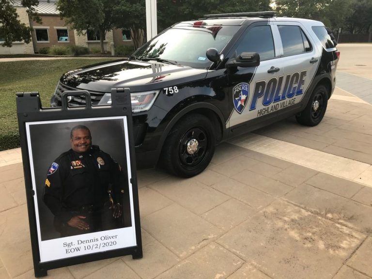 Drive-thru memoriam to be held for Highland Village sergeant