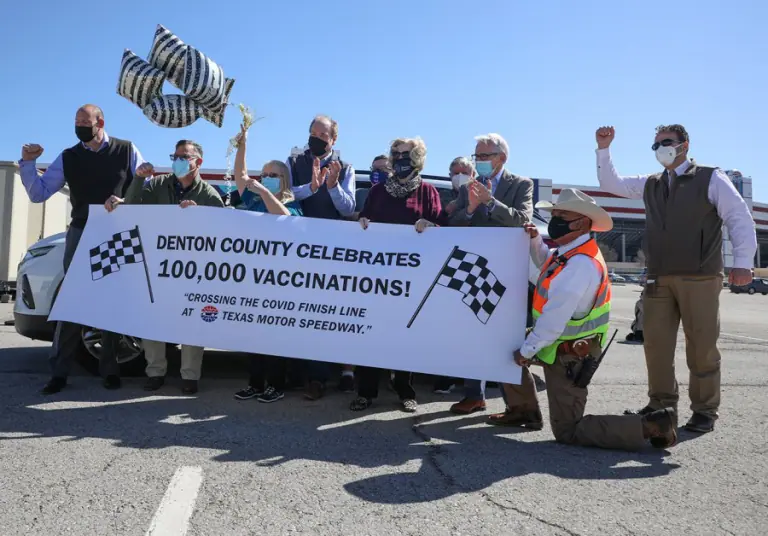 Denton County marks 100,000th COVID-19 vaccination