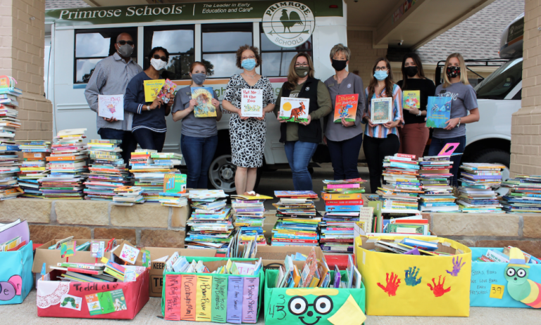 Local Primrose Schools donate more than 2,000 books