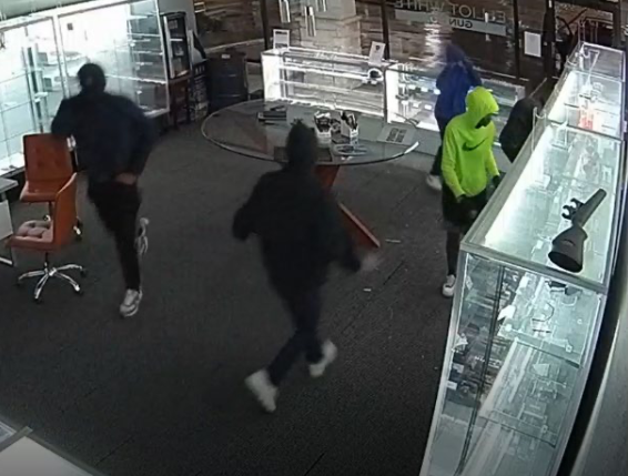 Reward offered for string of gun store burglaries