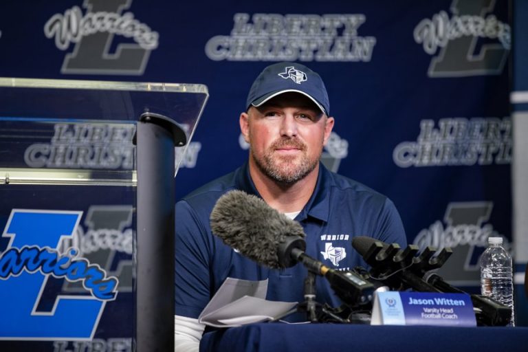 Cowboys legend Jason Witten’s new journey underway as Liberty Christian football coach