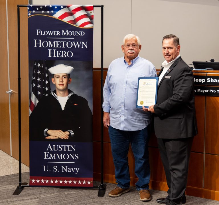Flower Mound honors Hometown Hero serving in Navy