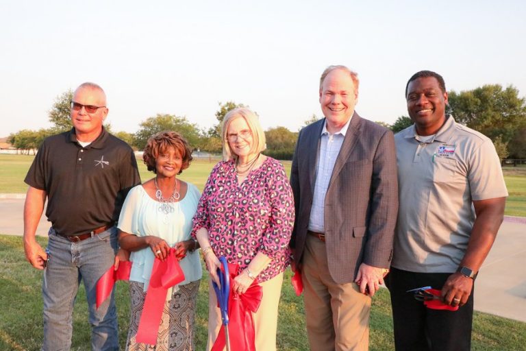 Local officials commemorate completion of Crawford Road reconstruction
