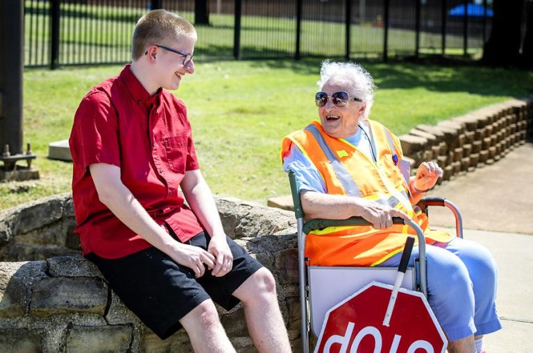 Crosswalk Companions: Crossing guard and neighborhood teen form lasting bond