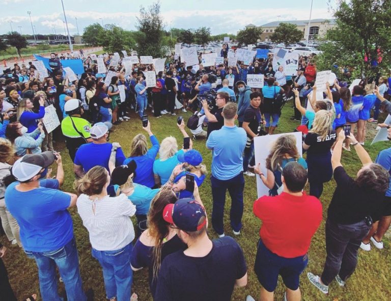 Guyer High School students call for action in wake of assault