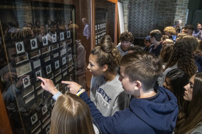 Liberty touts one-of-a-kind presidential signature cabinet