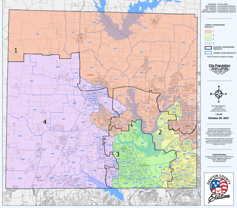 Denton County proposing redistricting maps