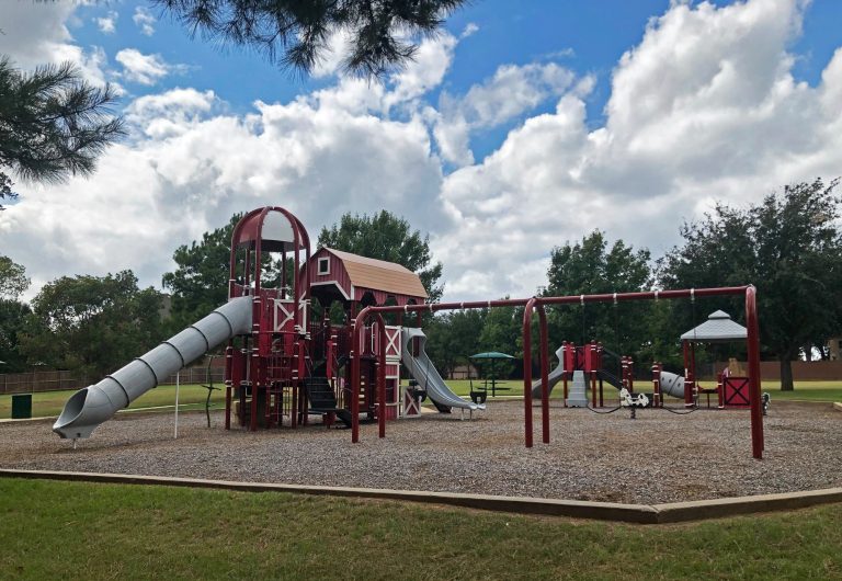 Flower Mound resurfacing five playgrounds