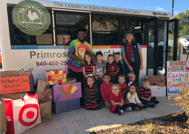 Local preschool students participate in unique food drive