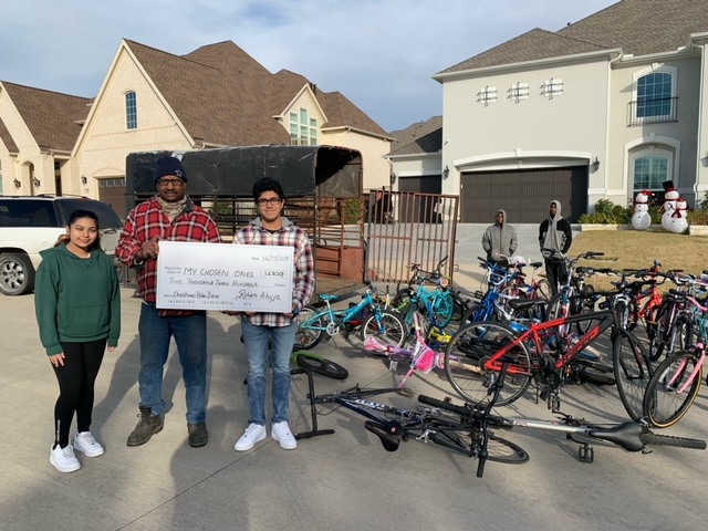 Flower Mound teen collecting bikes for foster children