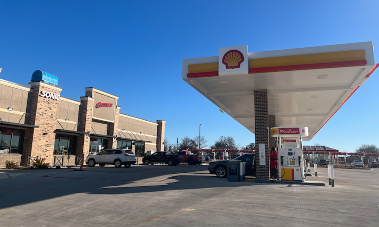 Sonic, gas station, car wash open on Hwy 377