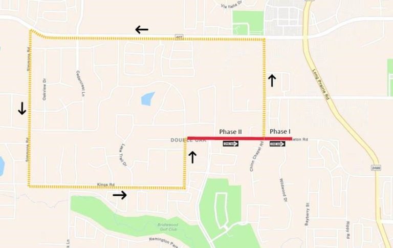 Portion of Waketon Road in Double Oak to close for construction