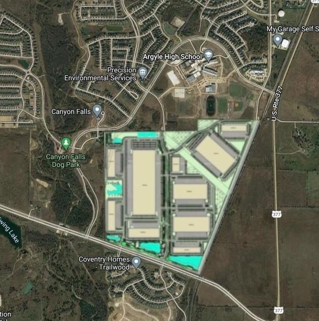 Landowner sues Flower Mound over warehouse project denial