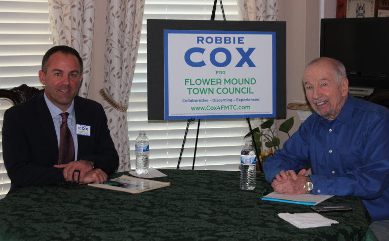 Weir: Robbie Cox running for Flower Mound Town Council