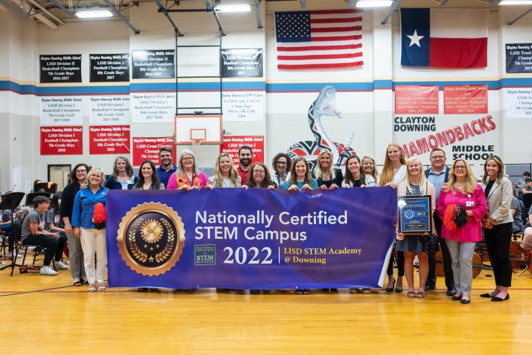 4 LISD middle school STEM academies receive national certification