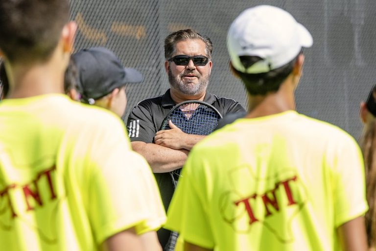 Longtime tennis coach’s career is a smashing success