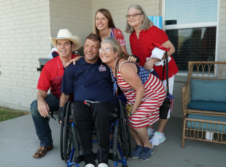 Pecan Square celebrates injured veteran receiving gifted home
