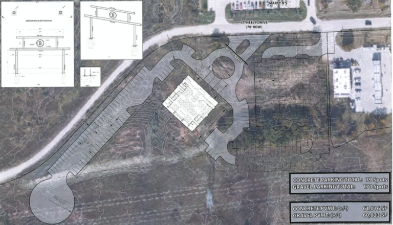 Marty B proposing event center next to restaurant