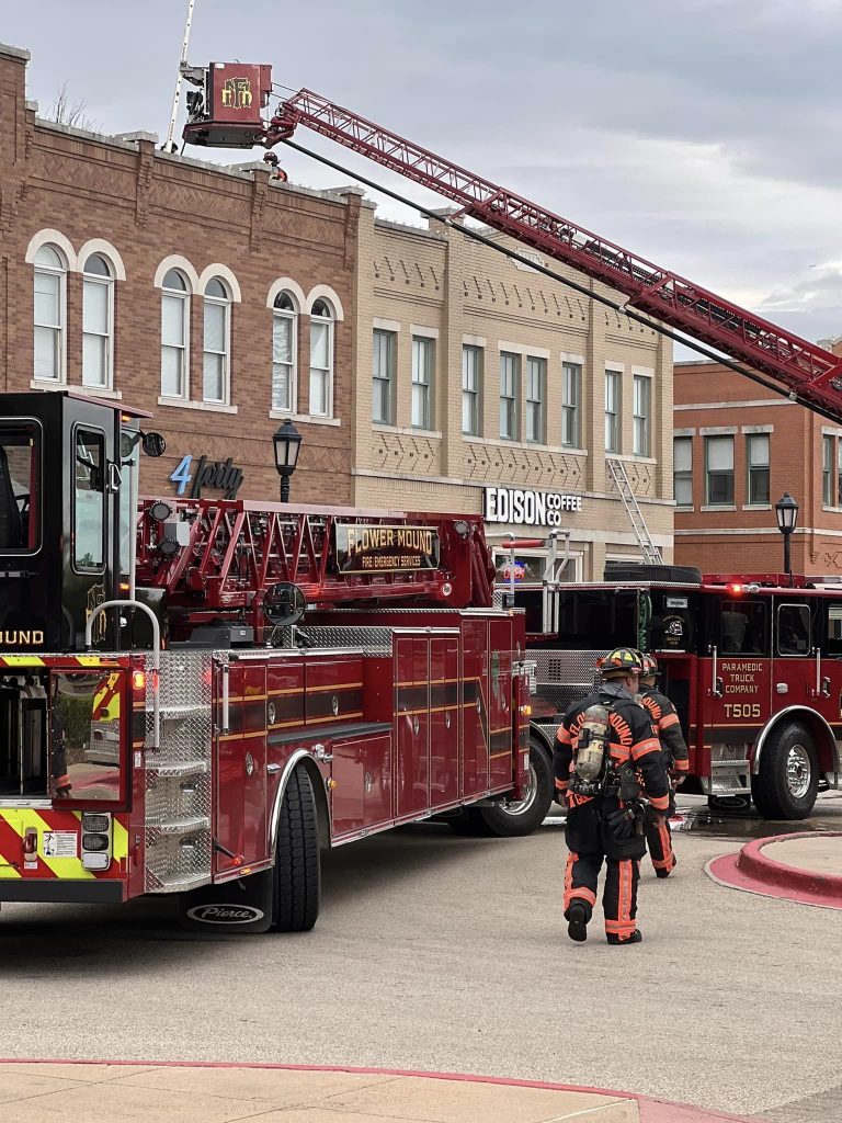 Flower Mound coffee shop closed due to fire
