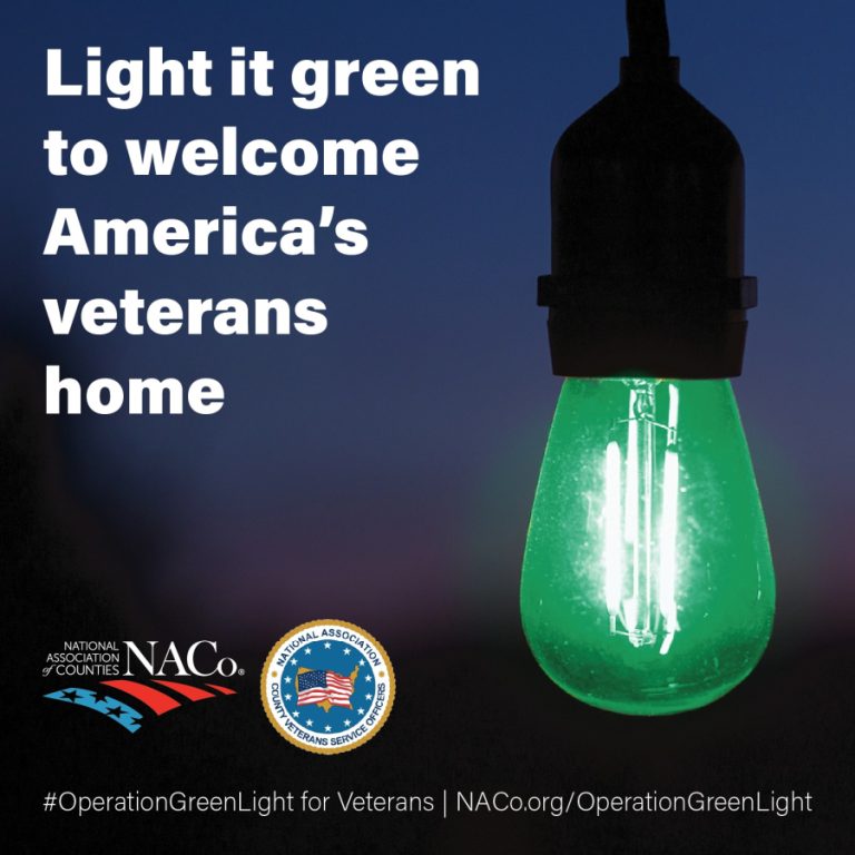 Denton County is Lighting it Green for veterans