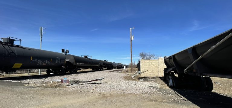 Train hits truck in Flower Mound