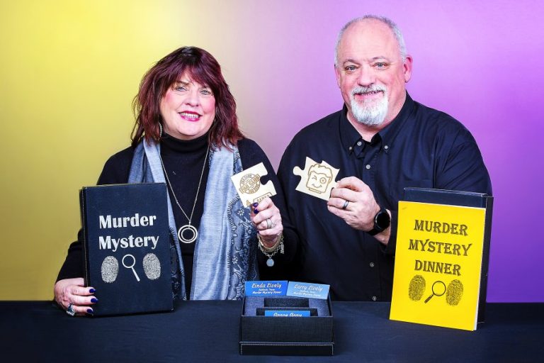 Local couple reveals new murder mystery dinner game