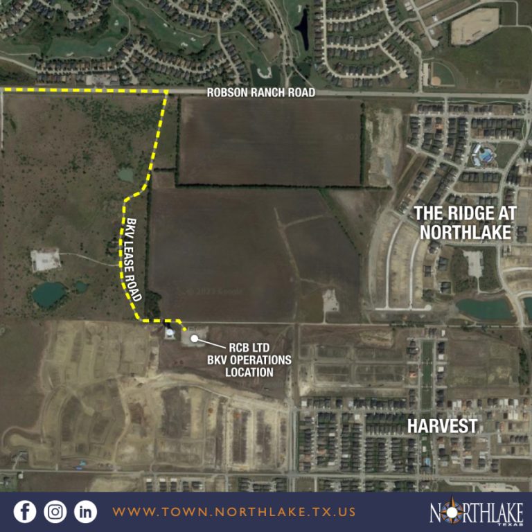 Gas well drilling beginning near Harvest