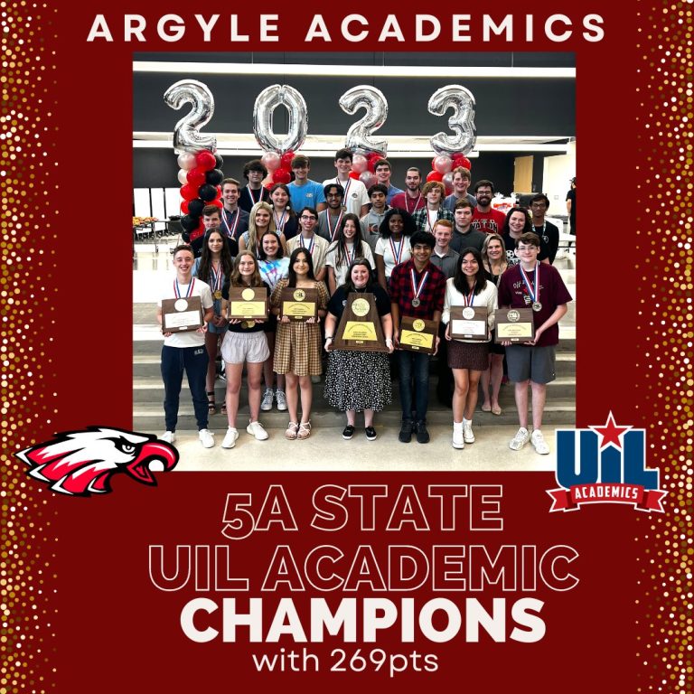 Argyle High School wins UIL Academic championship
