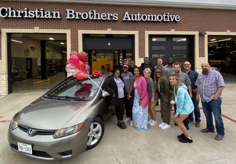 Argyle automotive shop steps in to save the day for widow and her daughter