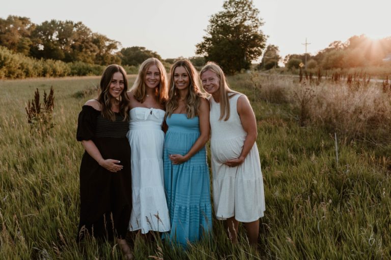 4 sisters, originally from Highland Village, pregnant at the same time