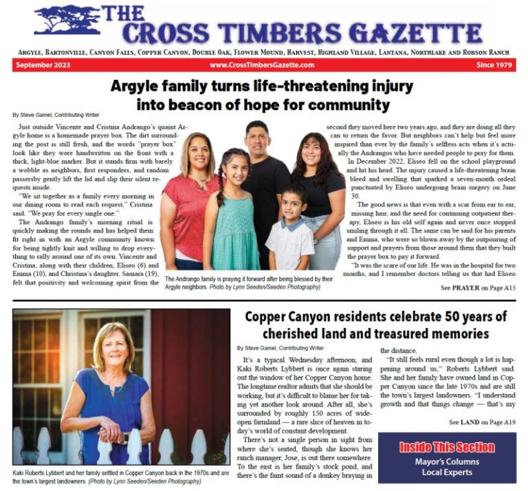 The Cross Timbers Gazette September 2023