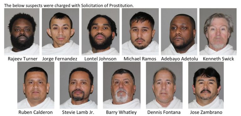 Denton County Sheriff’s Office arrest 11 in human trafficking operation