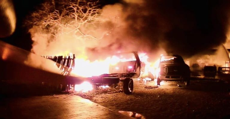 Fire engulfs home, shed, vehicles in Argyle