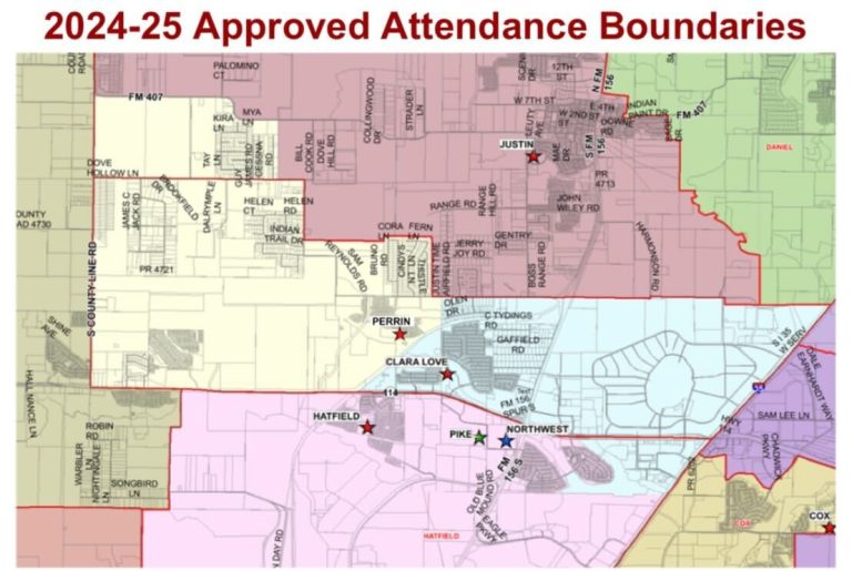 Northwest ISD sets new elementary attendance zones around Justin