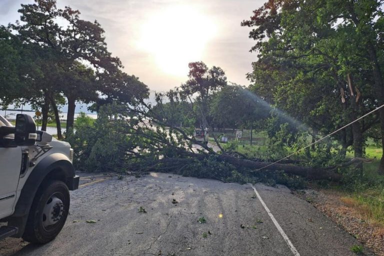 Lewisville Lake Park closed due to high water and storm damage