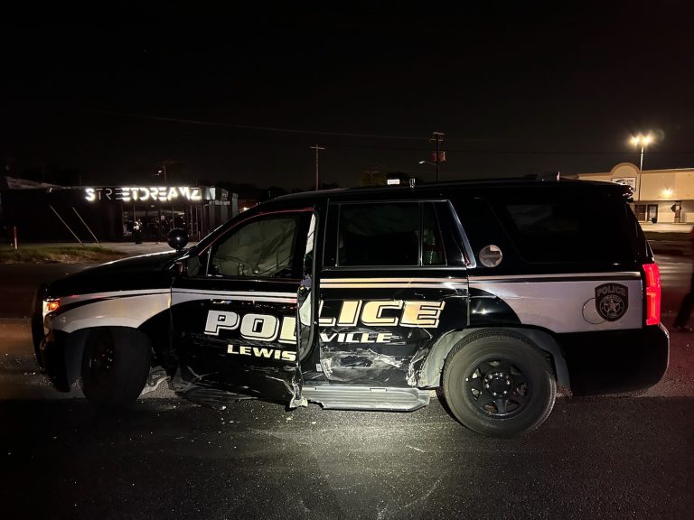 While seeking impaired drivers, Lewisville PD SUV struck