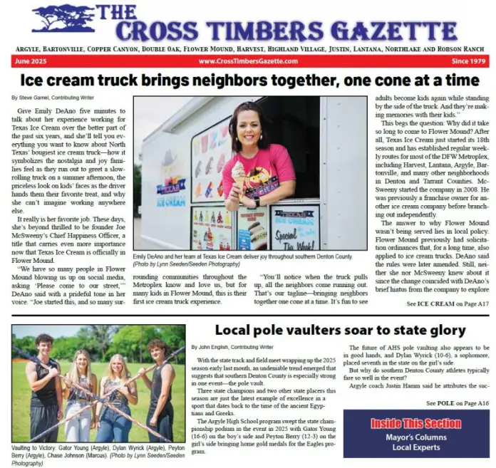 The Cross Timbers Gazette June 2025 - Cross Timbers Gazette