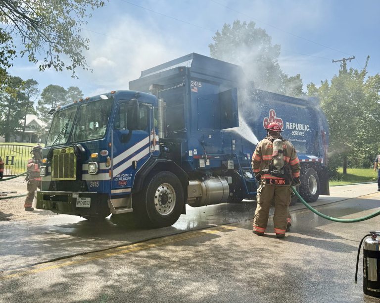 Old Justin Road in Argyle reopened after vehicle fire