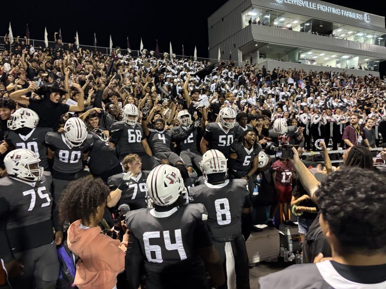 Lewisville pushes past Marcus with late offensive surge in chaotic Battle of the Axe