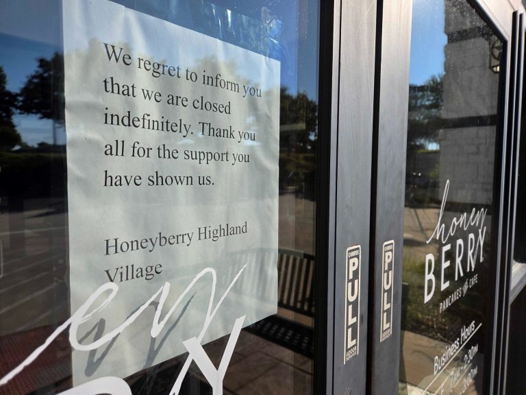 Honey Berry Cafe in Highland Village closed indefinitely