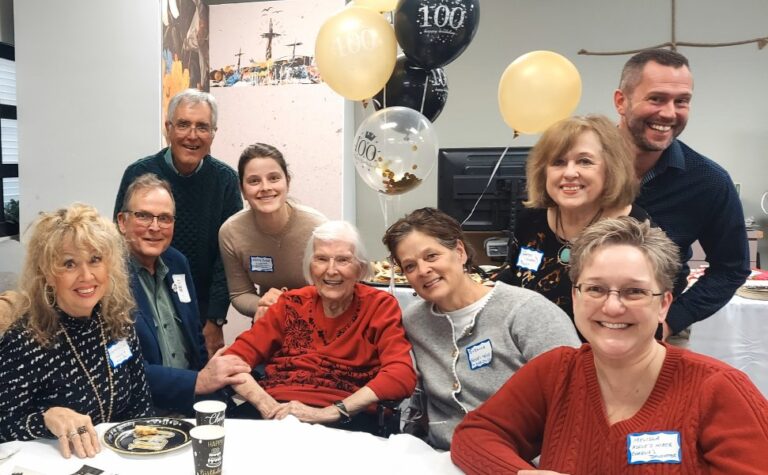 Family, friends celebrate woman’s 100th birthday at Flower Mound church