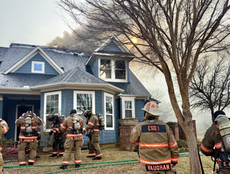 Local fire departments respond to blaze that destroyed home in Argyle ...