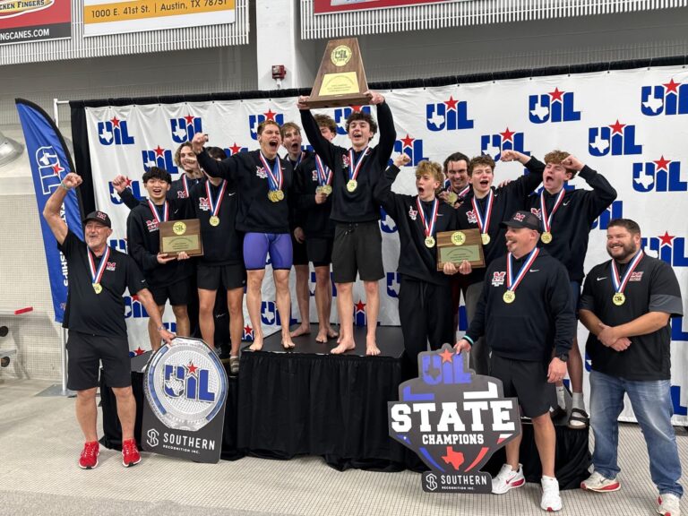 Marauders win first state swim & dive title in program history, coached by Marcus alumnus