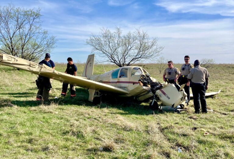 Plane crashes at local airport