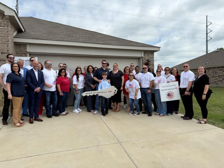 Purple Heart recipient from Denton gifted mortgage-free home