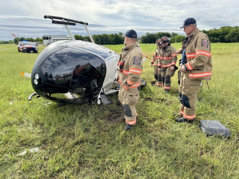 Helicopter crash near Northlake sends two to hospital