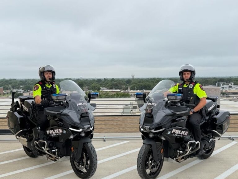 Lewisville PD’s motorcycle squad is back on patrol