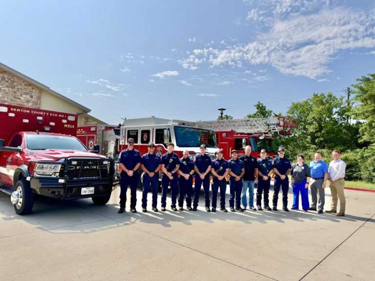 Denton County ESD No. 1 and 2 recognized for vital role in saving patient in cardiac arrest