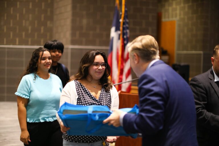 Lewisville High School students gifted laptops by tech companies