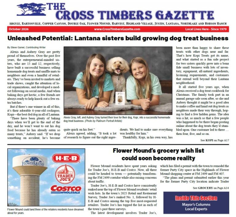 The Cross Timbers Gazette October 2026